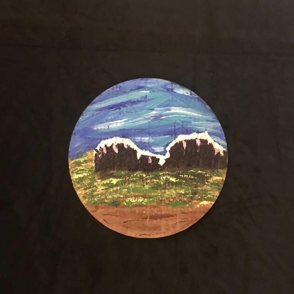 Colorful Hand Design & Hand Painted Plate - Picture 8 of 16